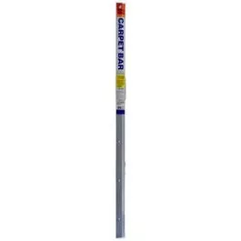 1-1/2 x 36-Inch Hammered Silver Carpet Bar