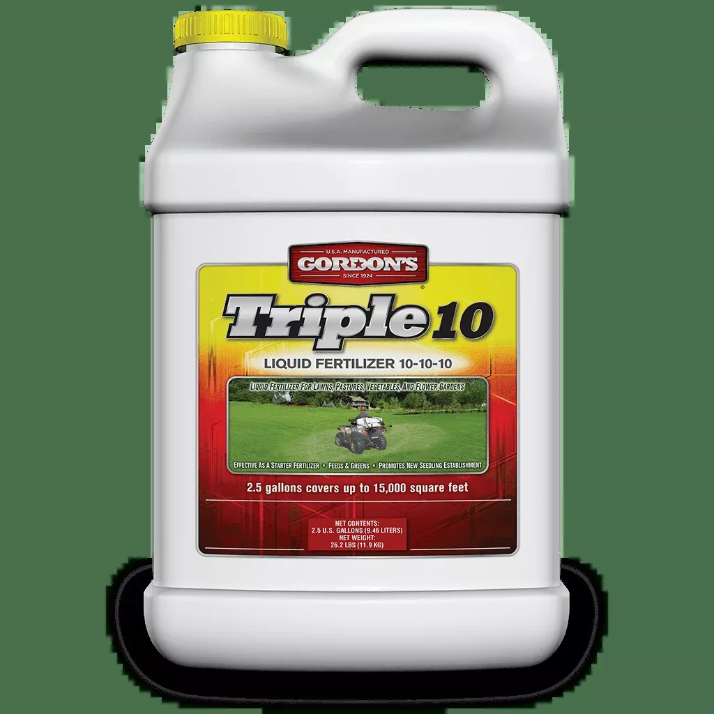 Gordon's Triple 10 Liquid Fertilizer 10-10-10, 1 Gallon